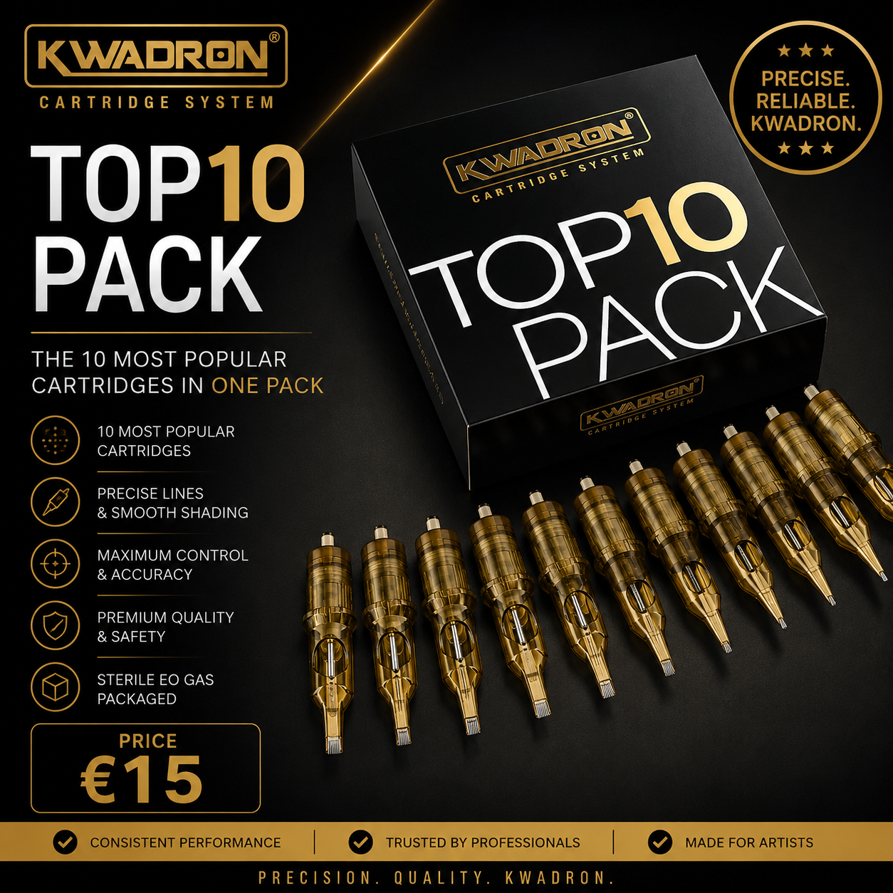 Kwadron TOP 10 cartride pack