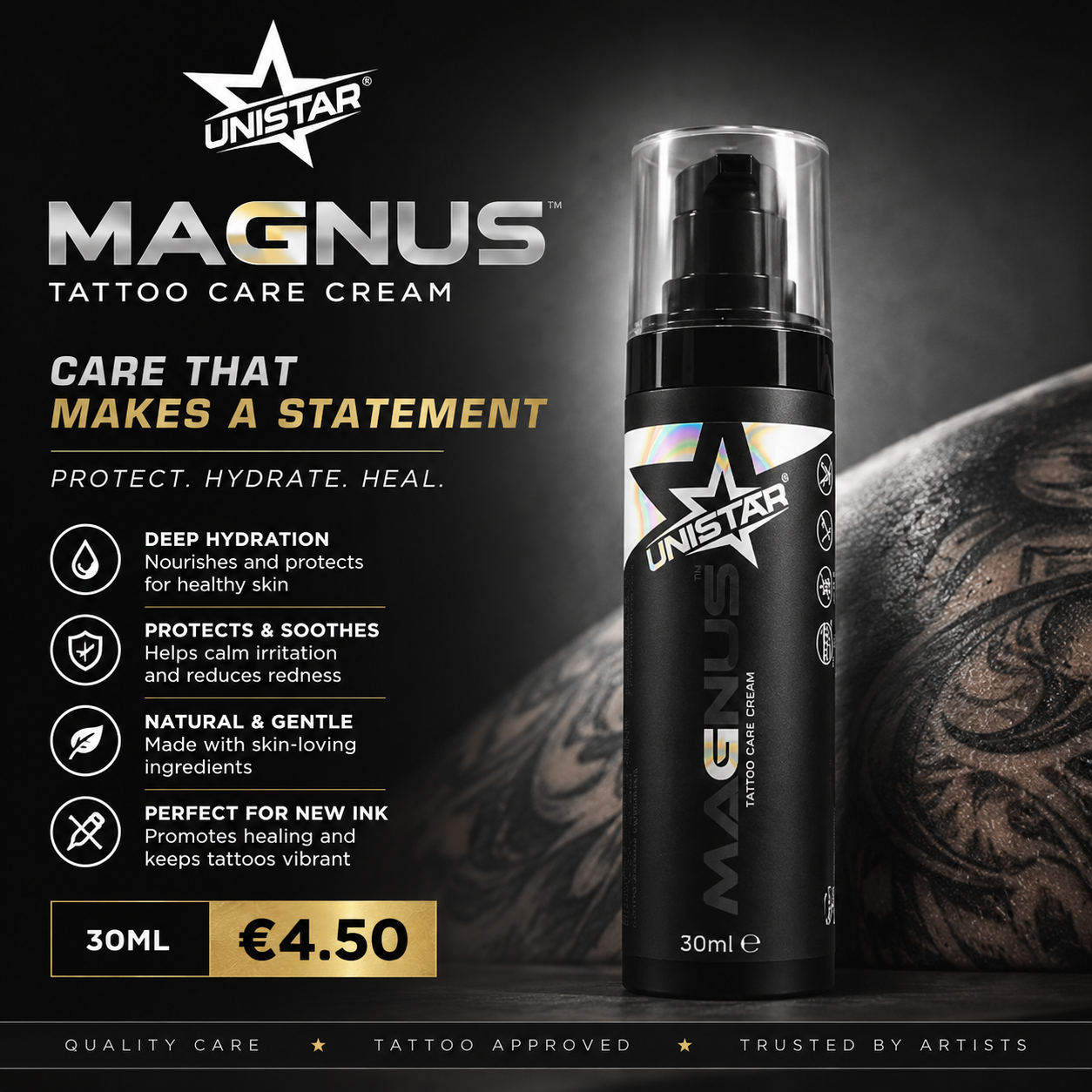 Magnus tattoo care cream