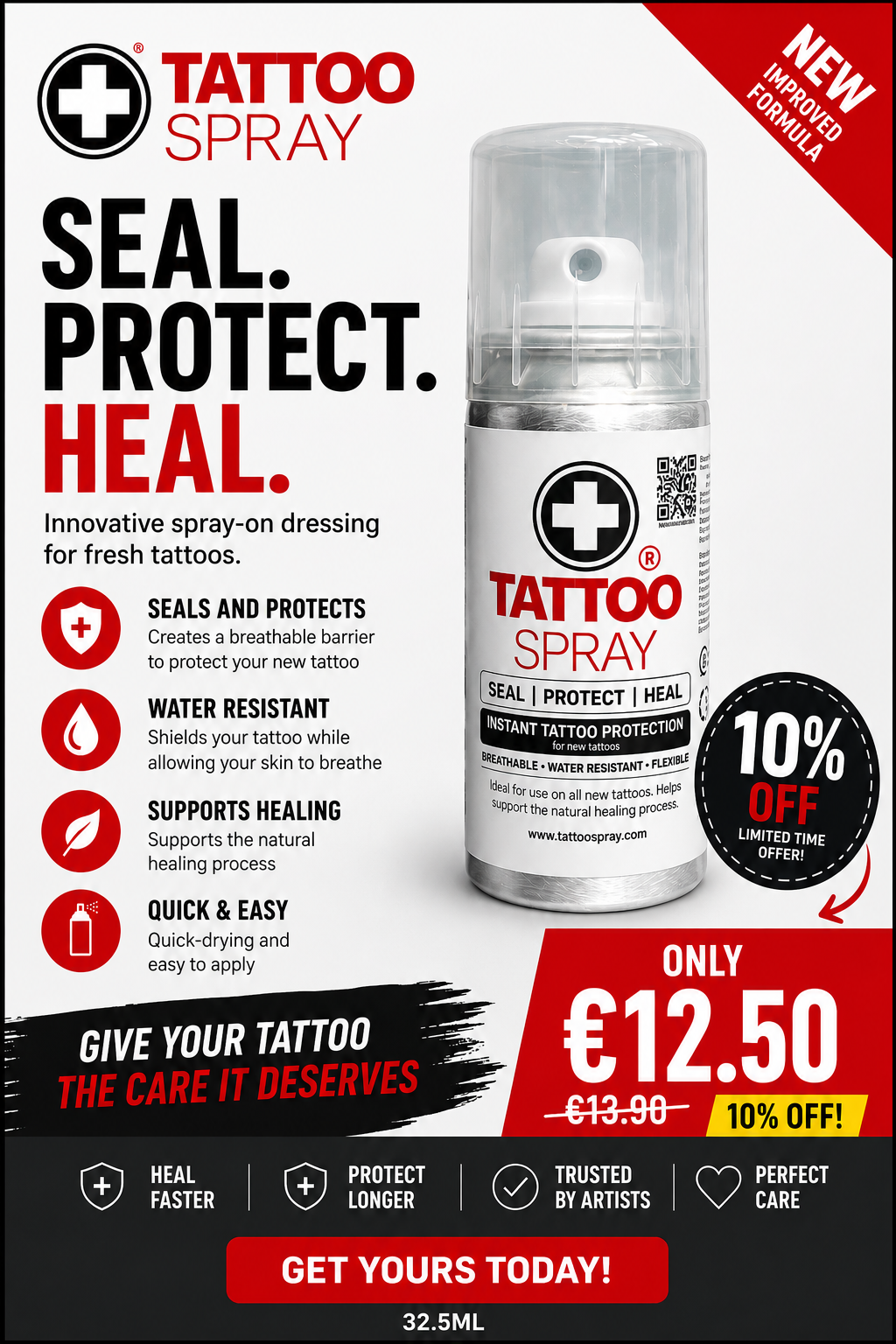 Tattoo spray
